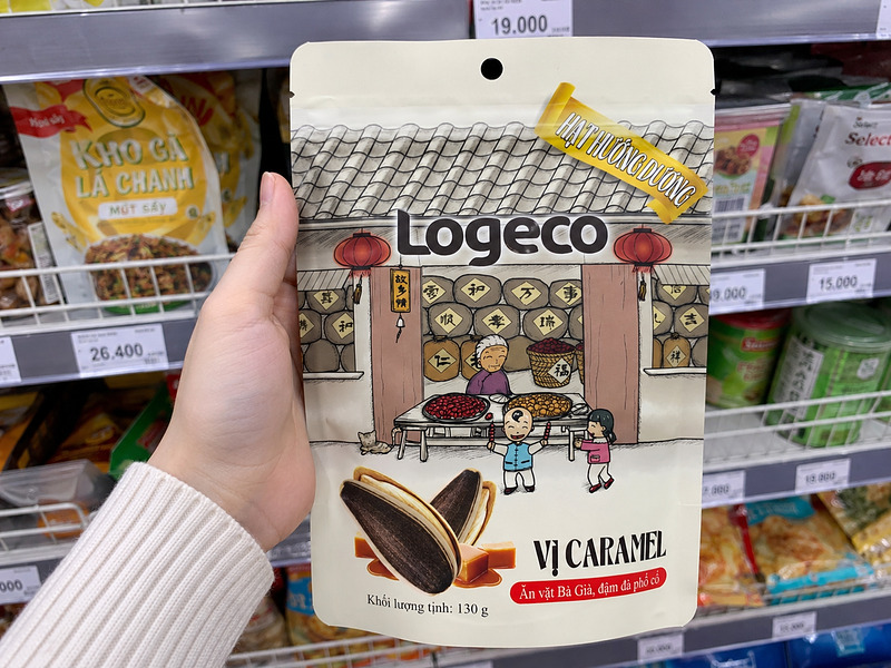 Hạt Hướng Dương Logeco Vị Caramel - Ăn Vặt Ba Gia